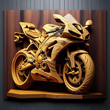 3D мадэль Yamaha YZF R1 2009 (STL)